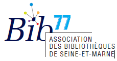Logo — Bib77, Association des Bibliothèques de Seine-et-Marne